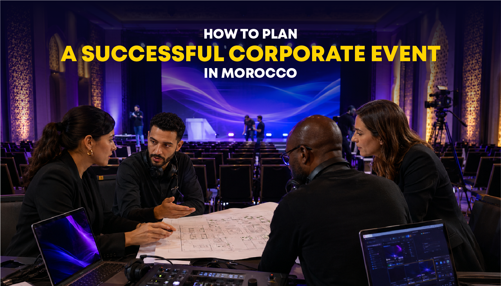 Professional corporate event planning and production in Morocco